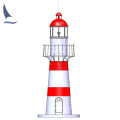 GFRP lighthouse tower beacon with solar powered led lantern for sale